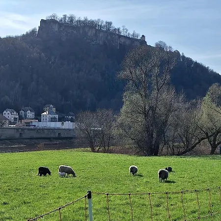 Klara Am Lilienstein Mit Grosser Terrasse Apartamento Königstein